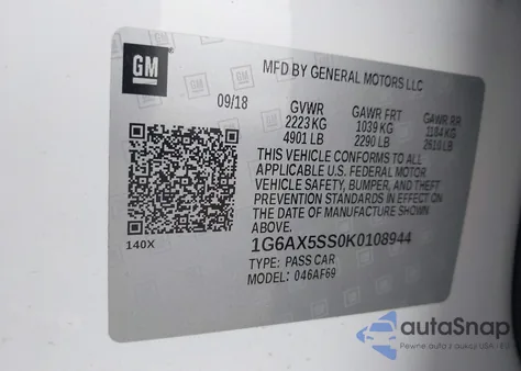 2019 Cadillac Cts Luxury from USA, damaged, VIN 1G6AX5SS0K0108944